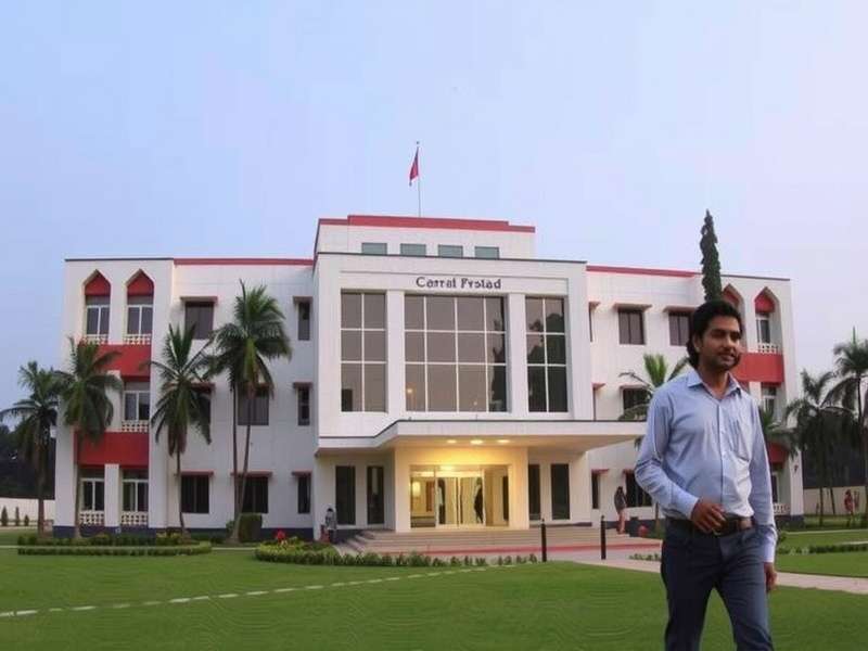 Pathologist looking through microscope